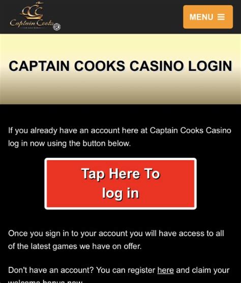 captain cooks casino login|Login .